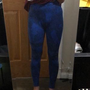 blue Nike leggings